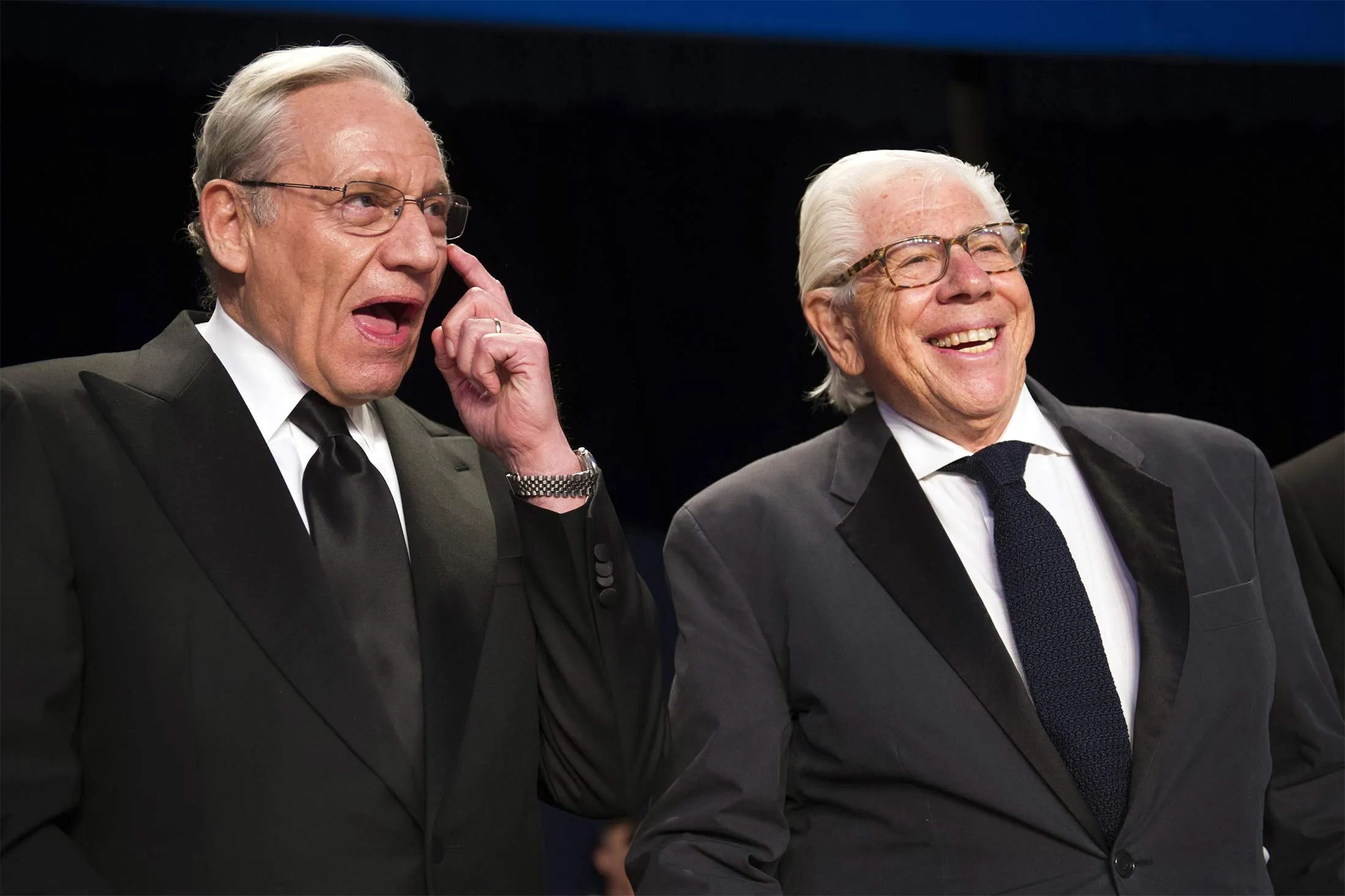 Bob Woodward, left, and Carl Bernstein.