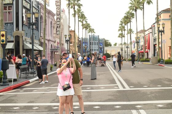 Universal’s Florida Theme Parks See Few Guests on Reopening