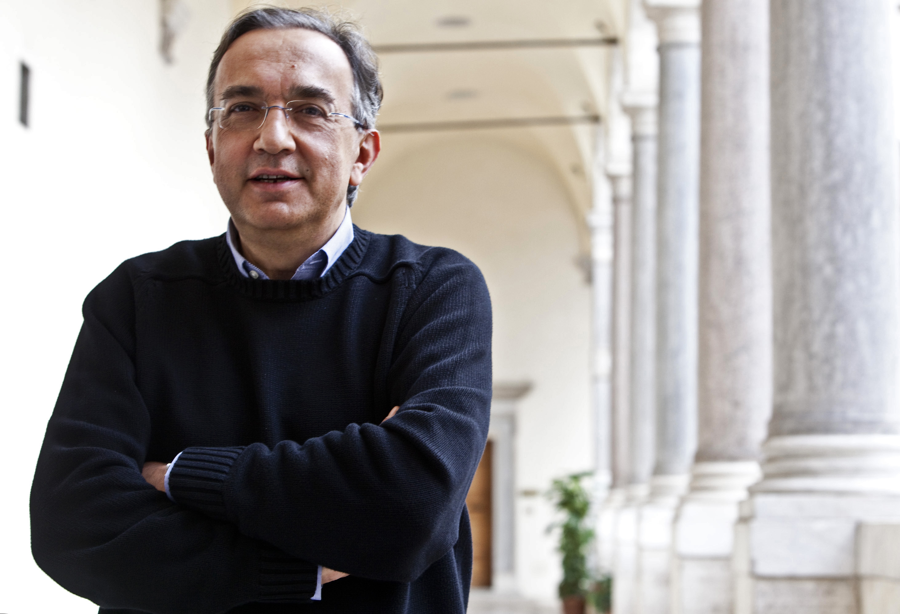 "I've always been intrigued by the notion of having technology disruptors show up in the marketplace and change the paradigm," Marchionne told analysts Wednesday.
