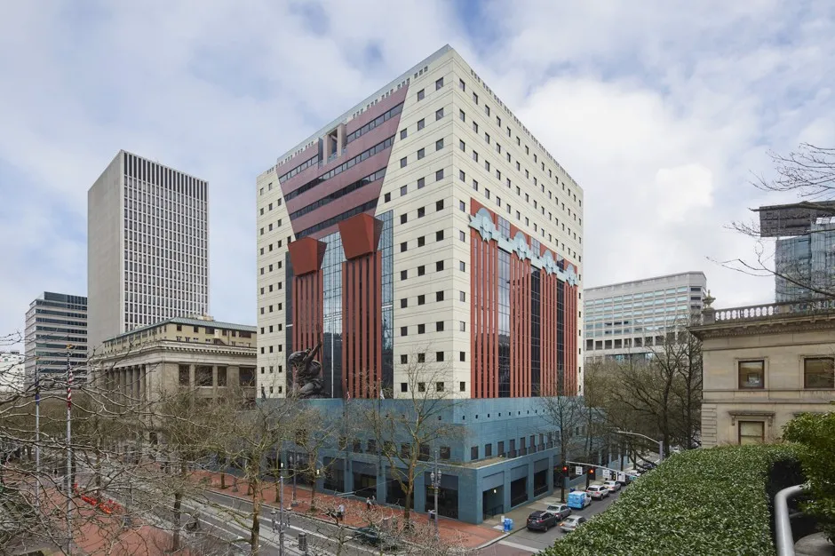 The Portland Building before its renovation.