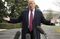 President Trump Departs White House To Meet With Families Of Americans Killed In Syria