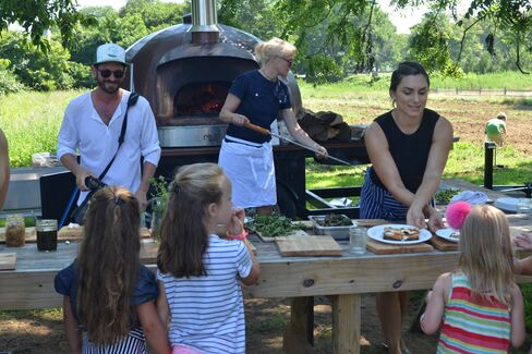Amber Waves boasts a copper oven