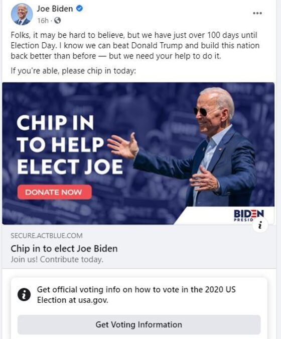 Facebook Begins Labeling Voting-Related Posts, Including Trump’s