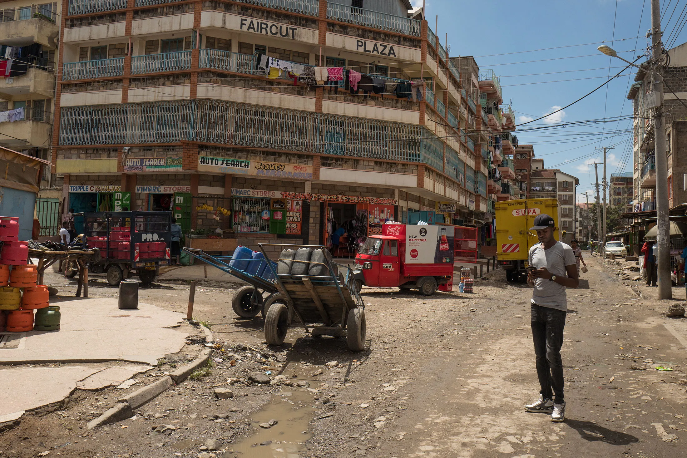 David Saitoti, a 34-year-old substitute teacher and taxi driver in Nairobi, says he borrows and repays loans from at least five apps each month.
