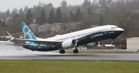 First Flight Of The Boeing Co. Max 737 Jet