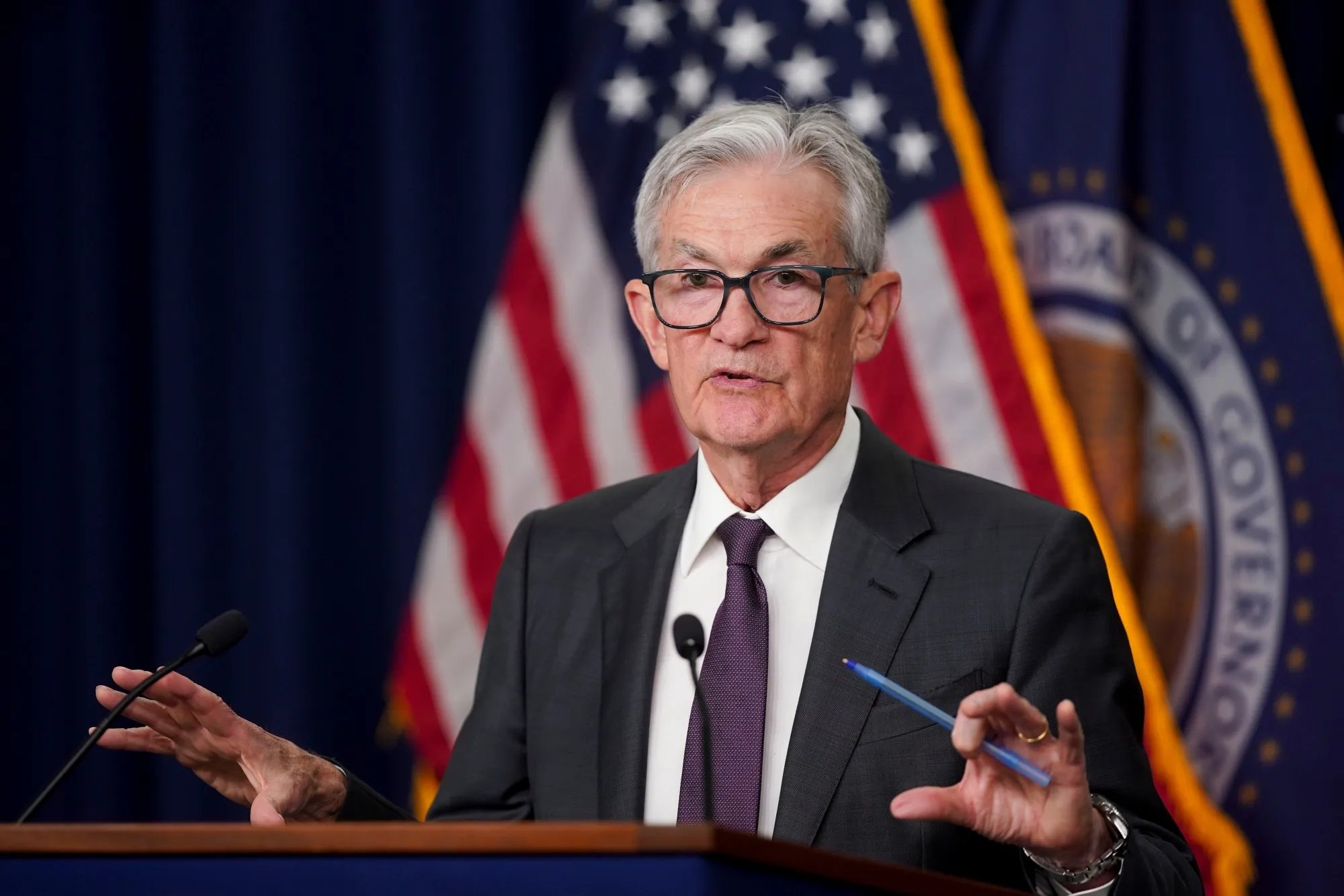 Jerome Powell, chairman of the US Federal Reserve