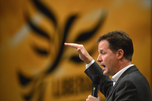 U.K. Deputy Prime Minister Nick Clegg