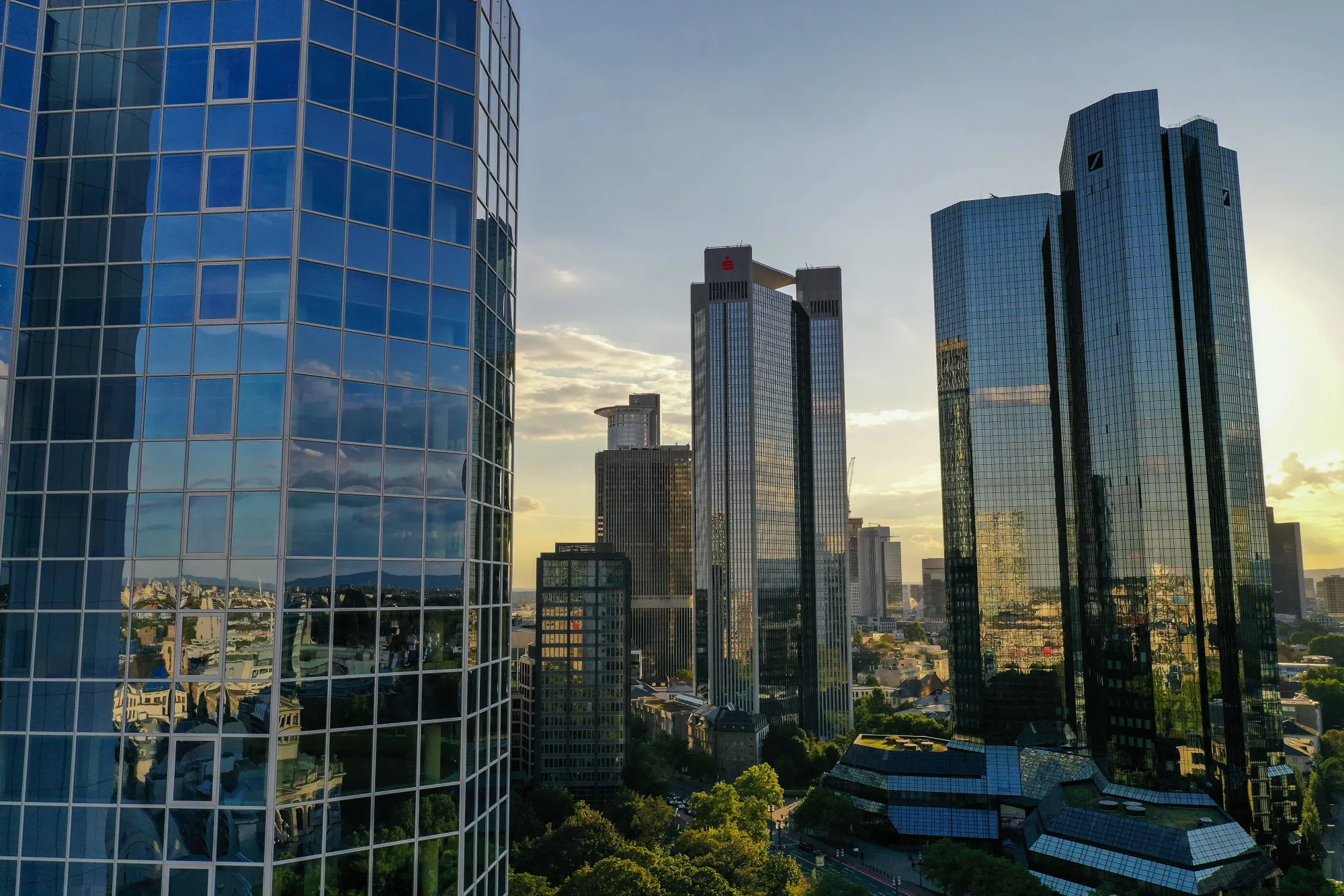 Aerial Views of Germany's Financial Capital