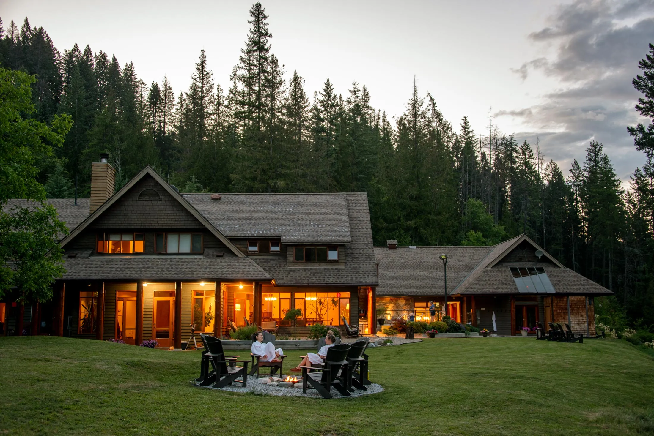 Guests at Mountain Trek Lodge.