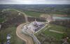 A horizontal drilling rig on a natural gas pad in Washington County, Pennsylvania.