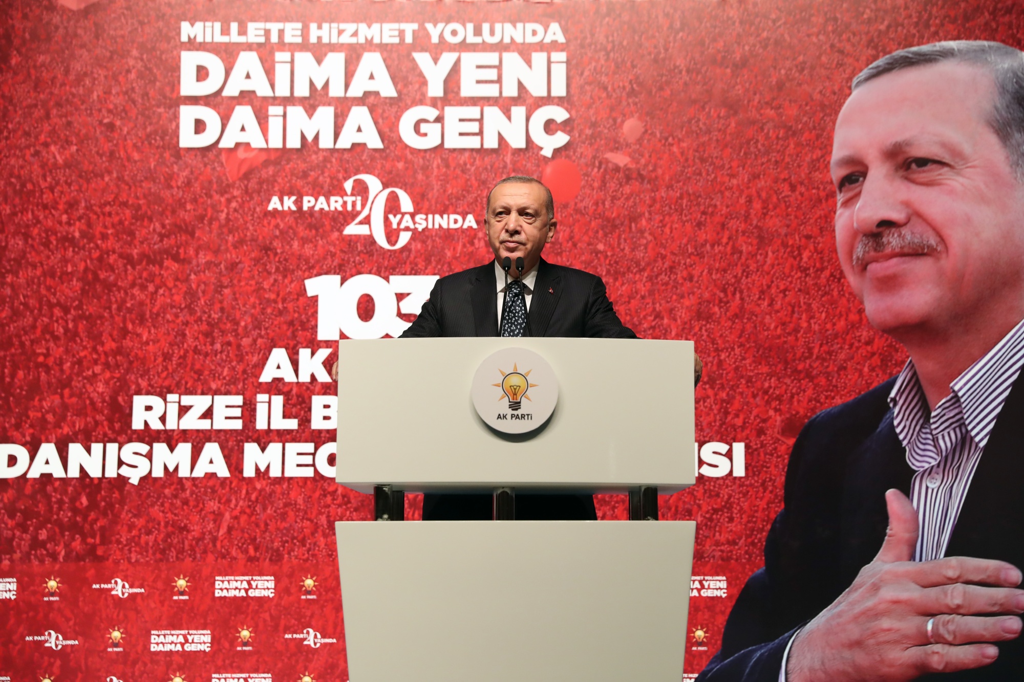 Prezydent Turcji Tayyip Erdogan ââââââââ