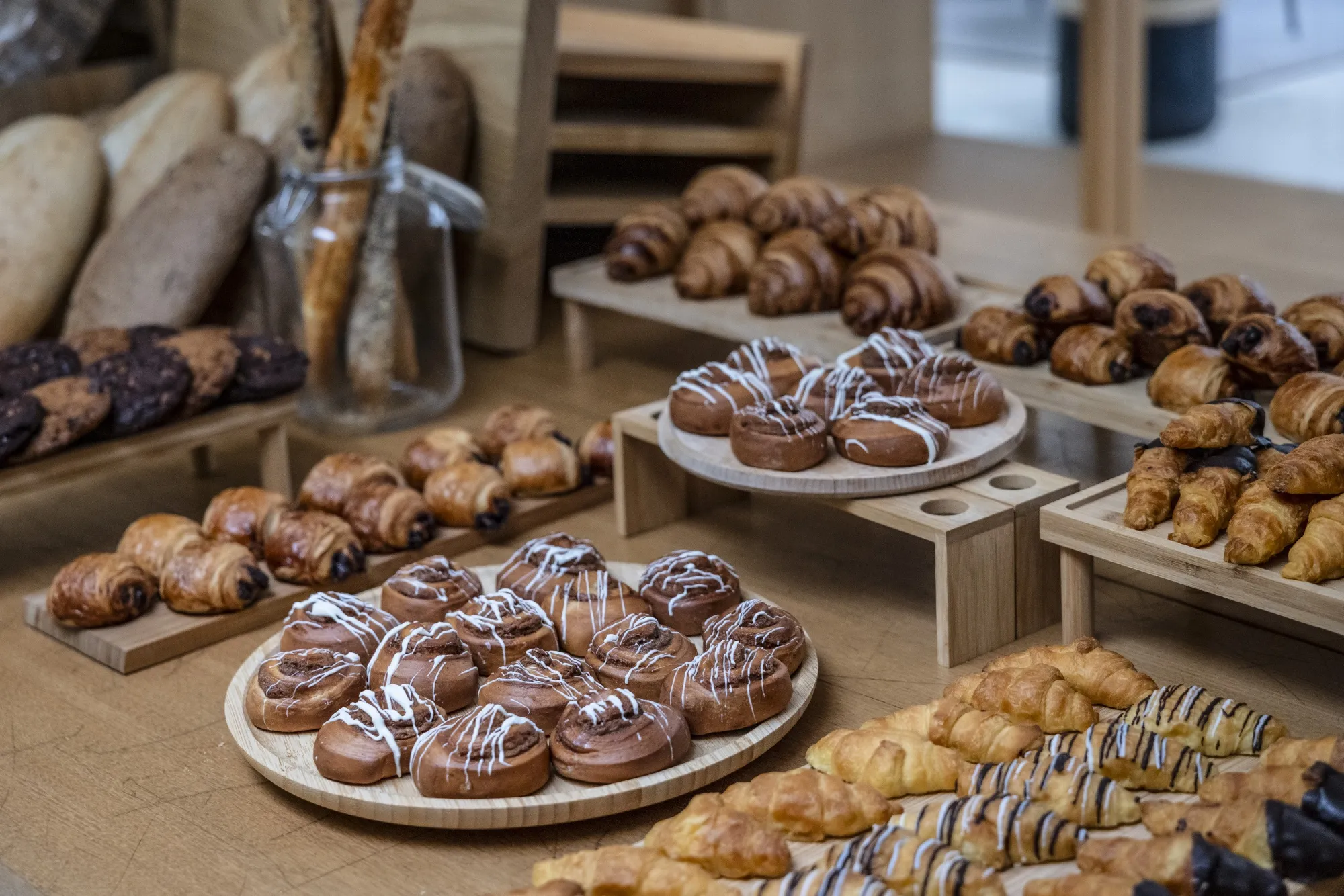 Finished bakery products at a Europastry's Advanced Lab.