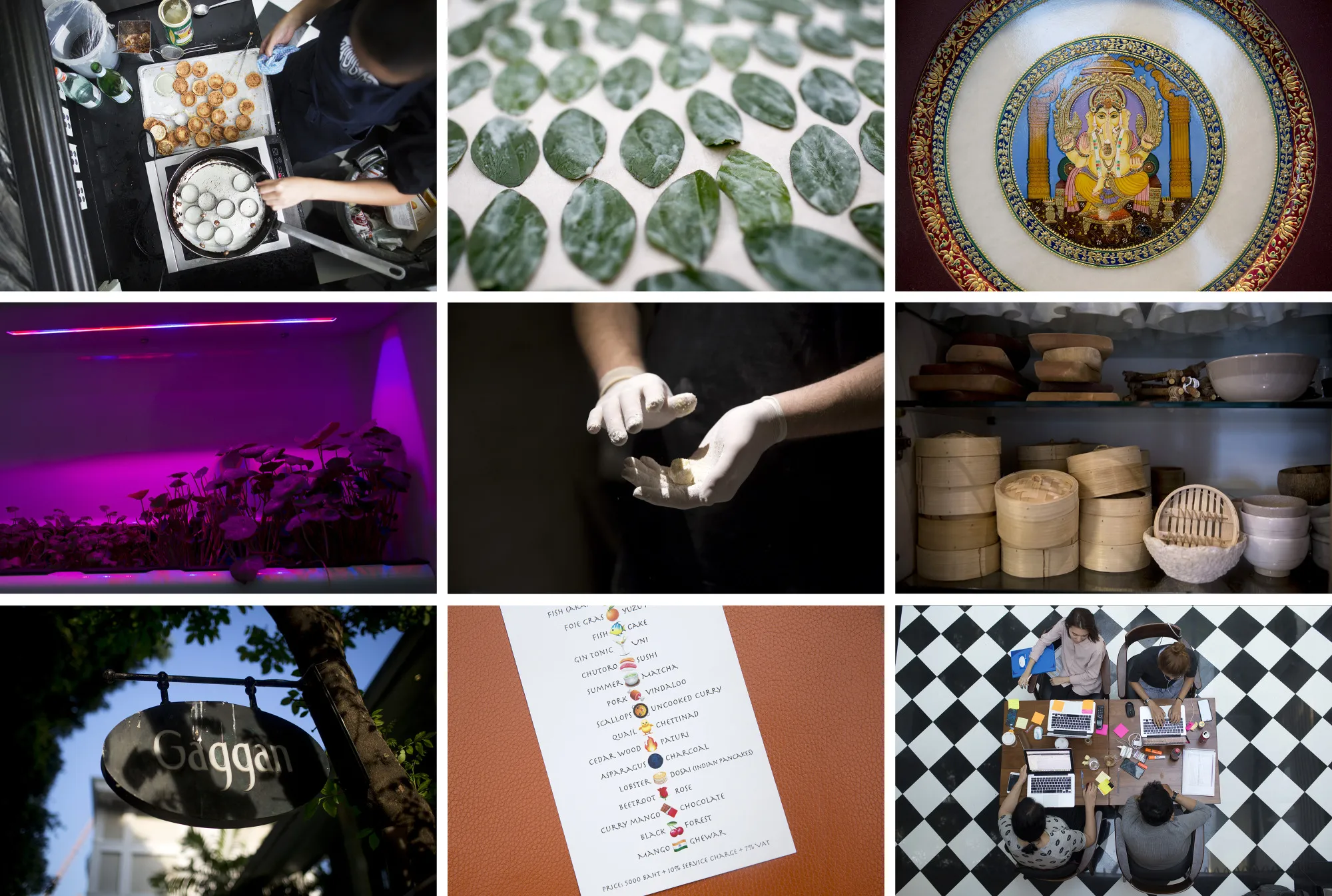 Scenes from Gaggan, a restaurant in Bangkok&nbsp;that has won numerous awards since it opened in 2010.
