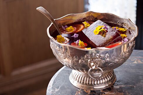 Punch Room's Cardinal Punch—one of 10 choices.