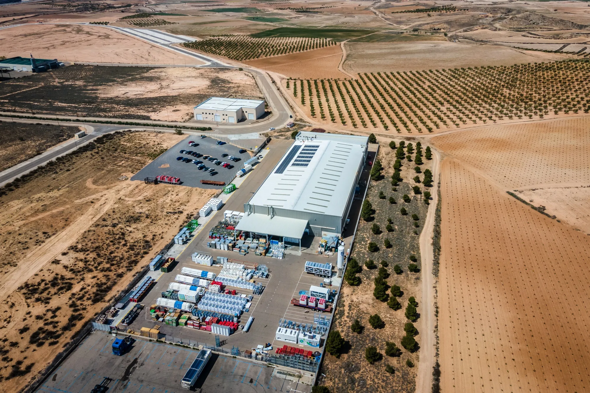 The Calvera Hydrogen SA plant in Zaragoza, Spain, on April 10.