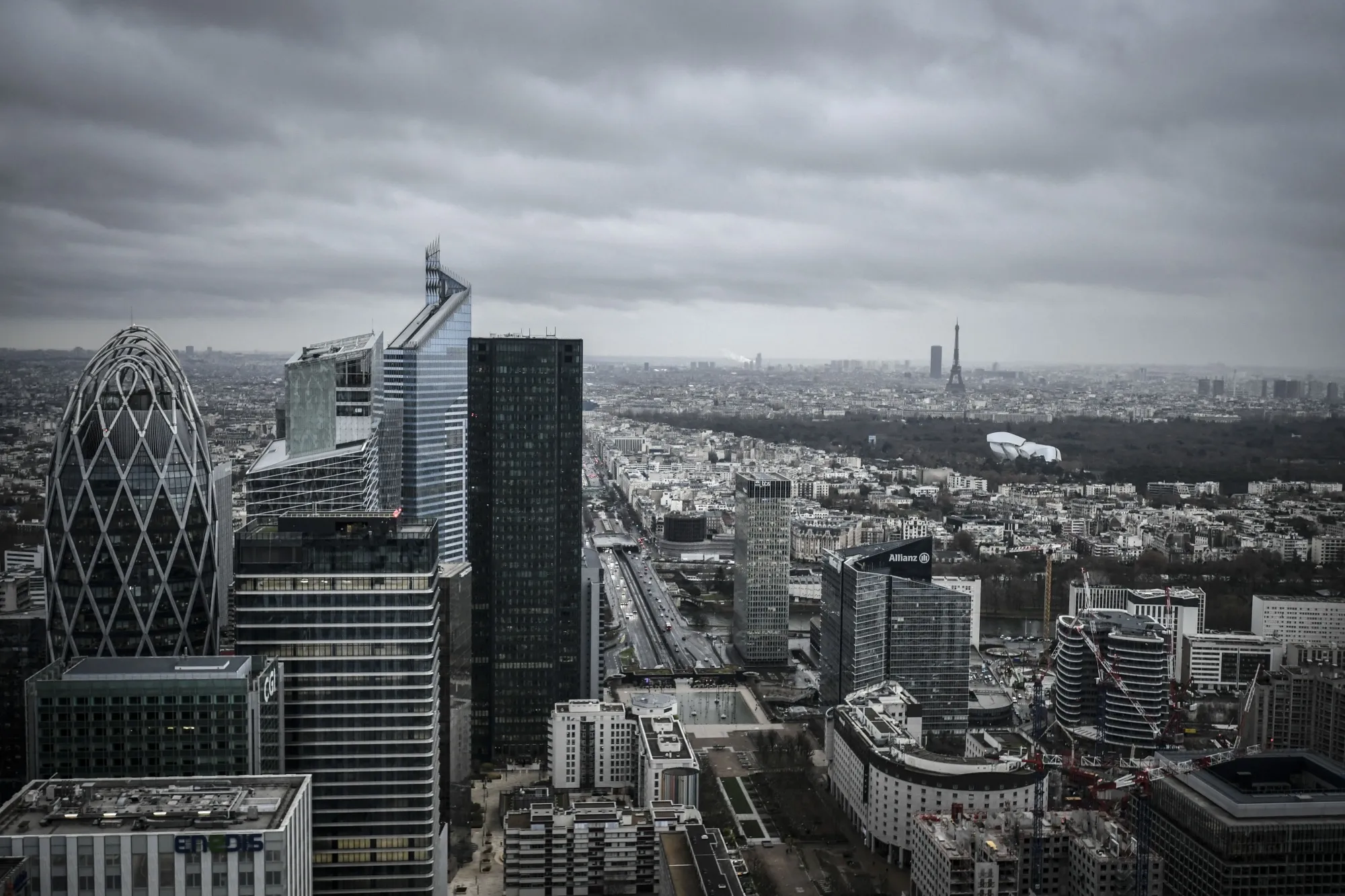 The business district of Paris.&nbsp;