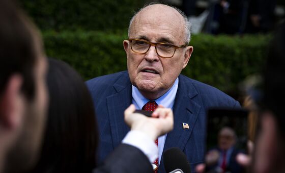 Giuliani Says He Had to Borrow From Trump Lawyer to Pay Taxes