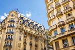Apartment buildings in the Recoleta neighborhood of Buenos Aires.