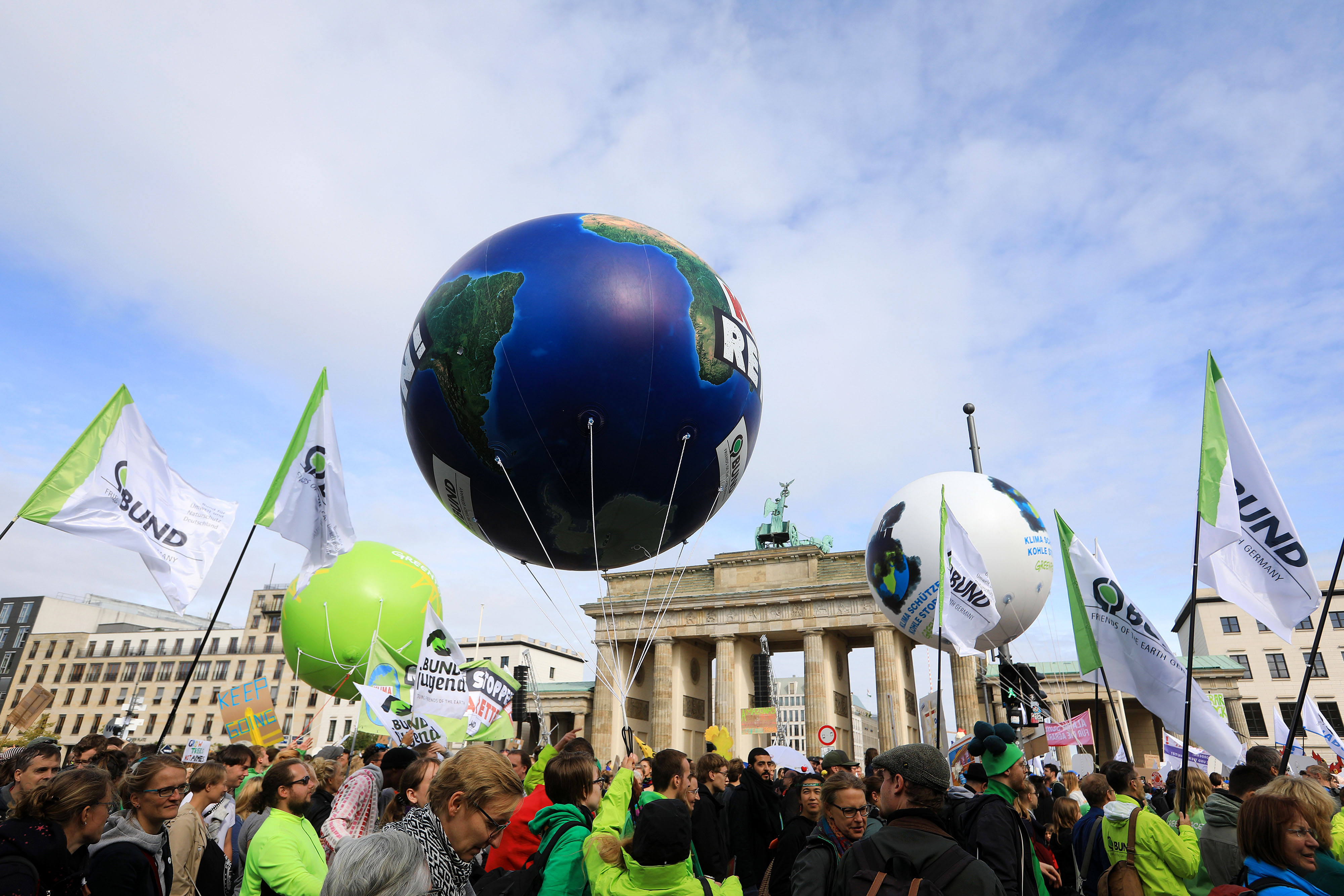 Protesters Rally Around the World for Action on Climate Change 