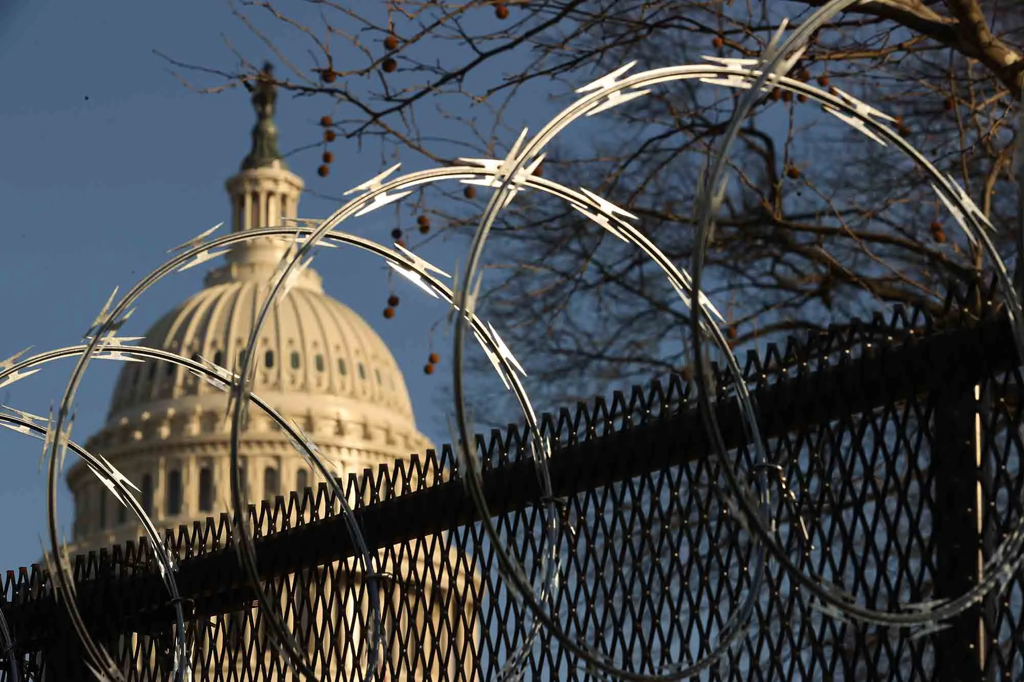Washington, DC Prepares For Potential Unrest Ahead Of Presidential Inauguration