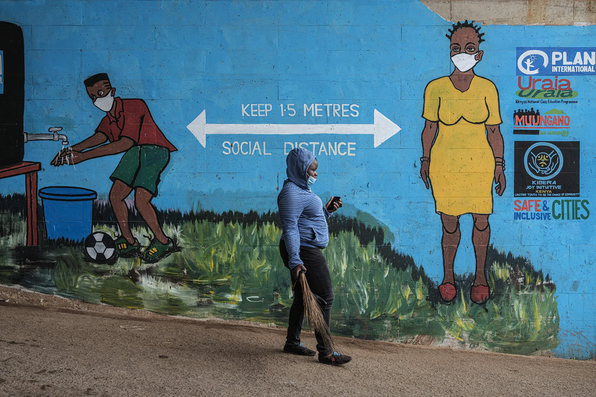 Kibera, Nairobi, on July 15.