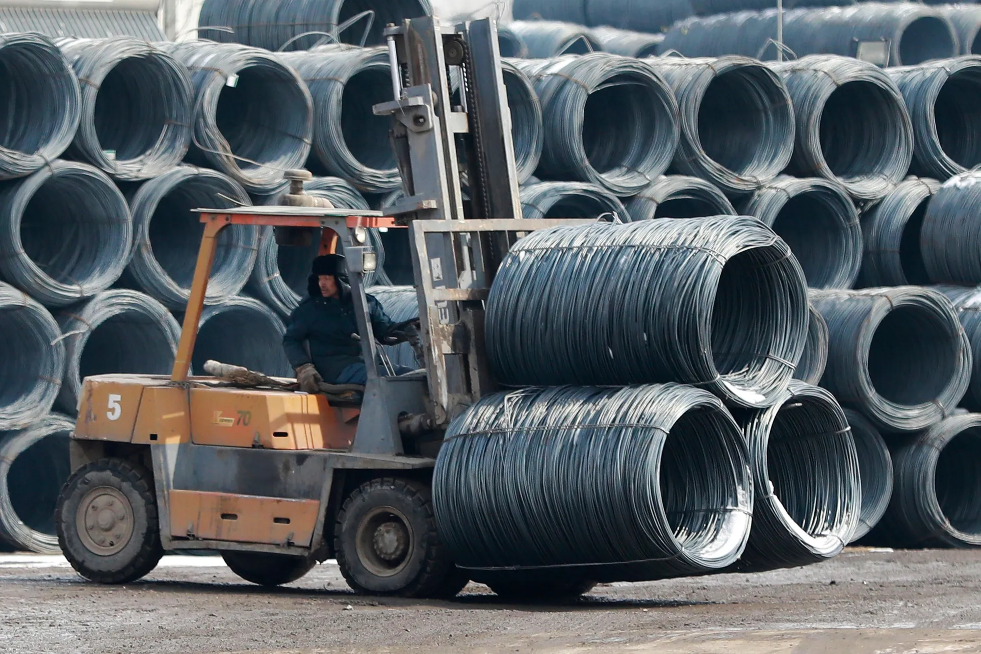 Steel mills are rushing to top up supplies that have run short.