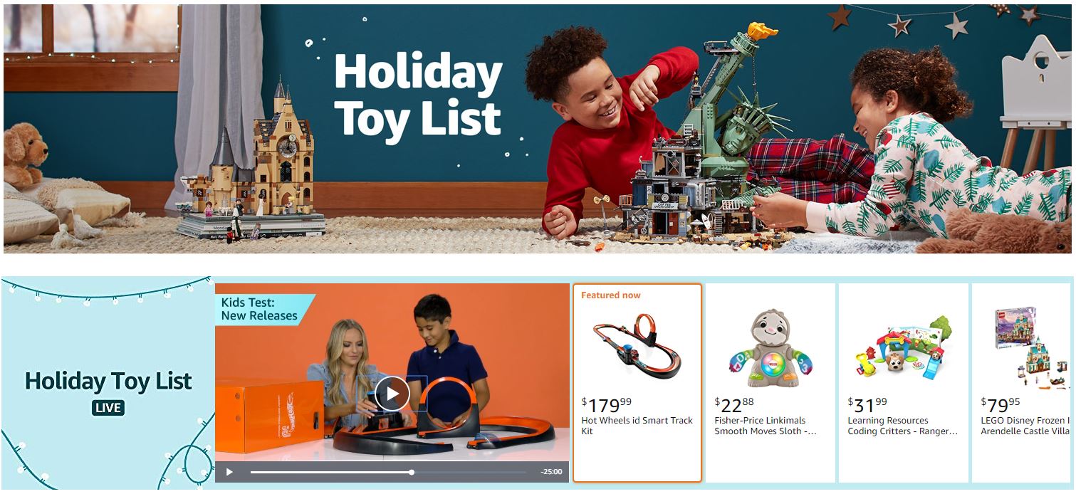 Amazon's toy guide