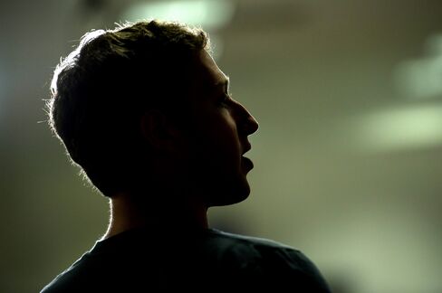 Facebook Inc. CEO Mark Zuckerberg