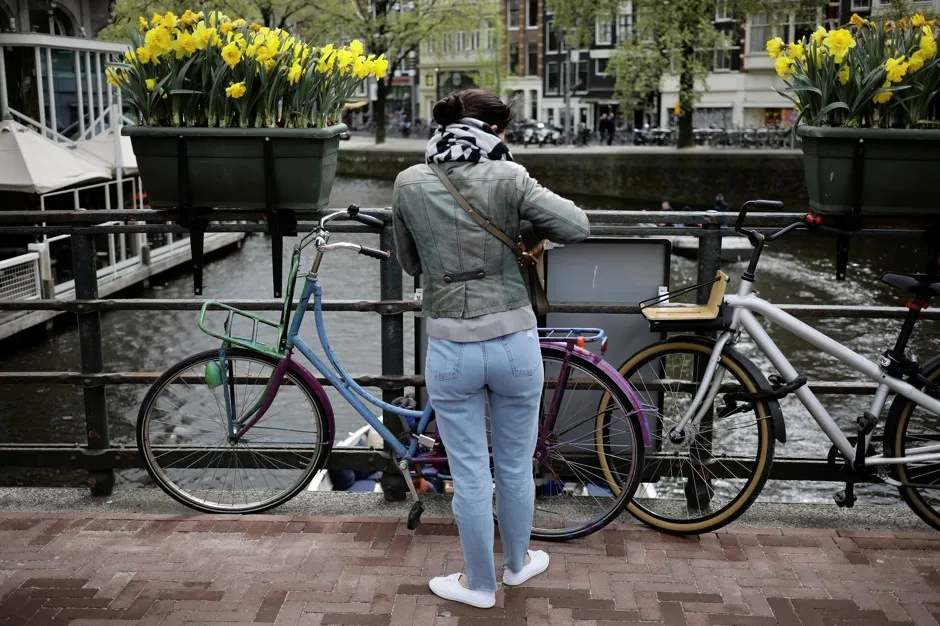 Clearing away space for cars could create room for more bike parking, which is at a premium in central Amsterdam