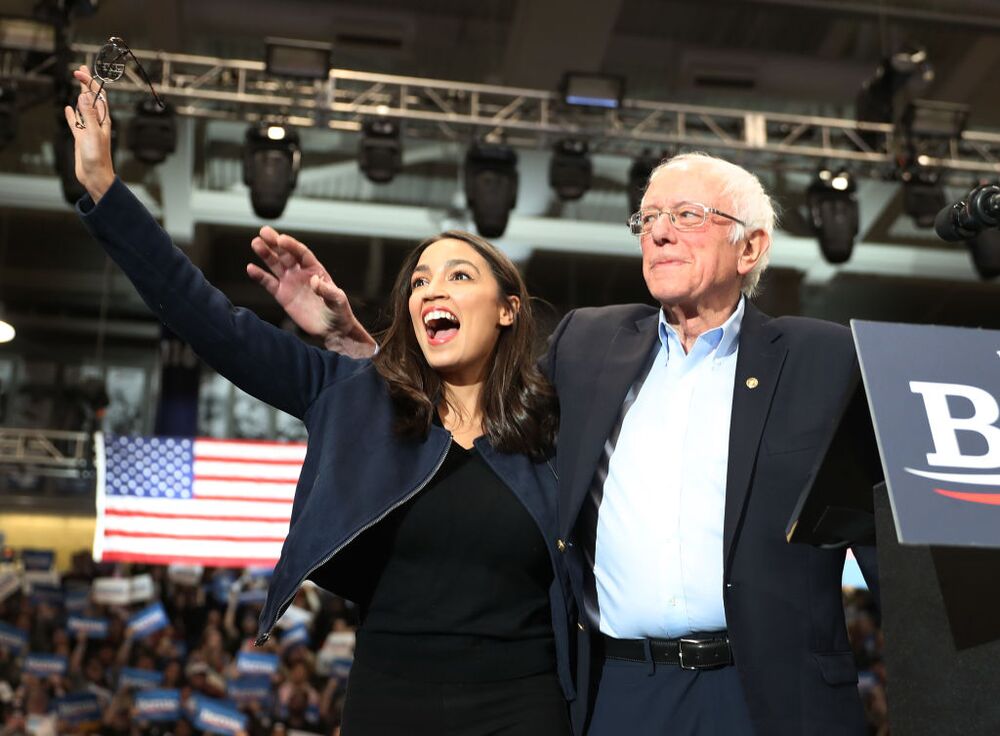 aoc bernie