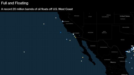 Oil Tankers Surround California With Nowhere to Unload