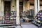 A “bookshop” located at the door of a private residence in Havana. Until a few years ago, Cubans were not allowed to open private businesses.