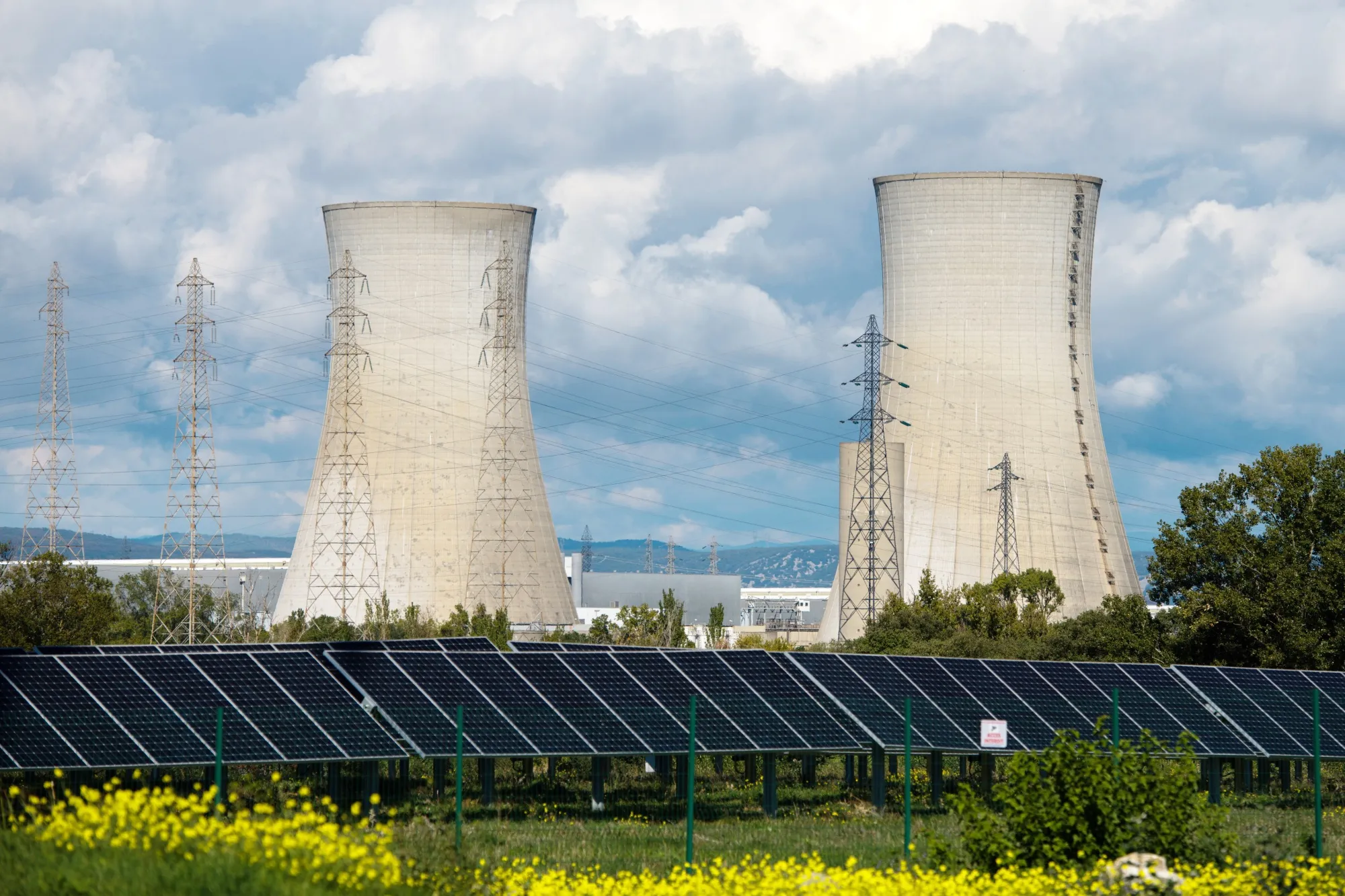 President Emmanuel Macron has been making the case for energy savings and more investment in clean power and new nuclear plants to curb fossil fuel use and fight climate change.