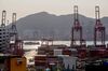 Views of the Kwai Tsing Container Terminal As Hong Kong's January Container Throughput Fell 20.4%