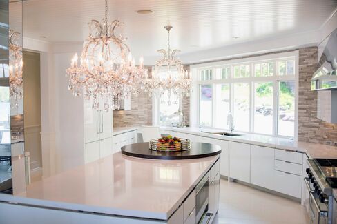 The interior of one of the larger cottages on the shores of Lake Jo in the Muskoka's. Photographer: James MacDonald/Bloomberg