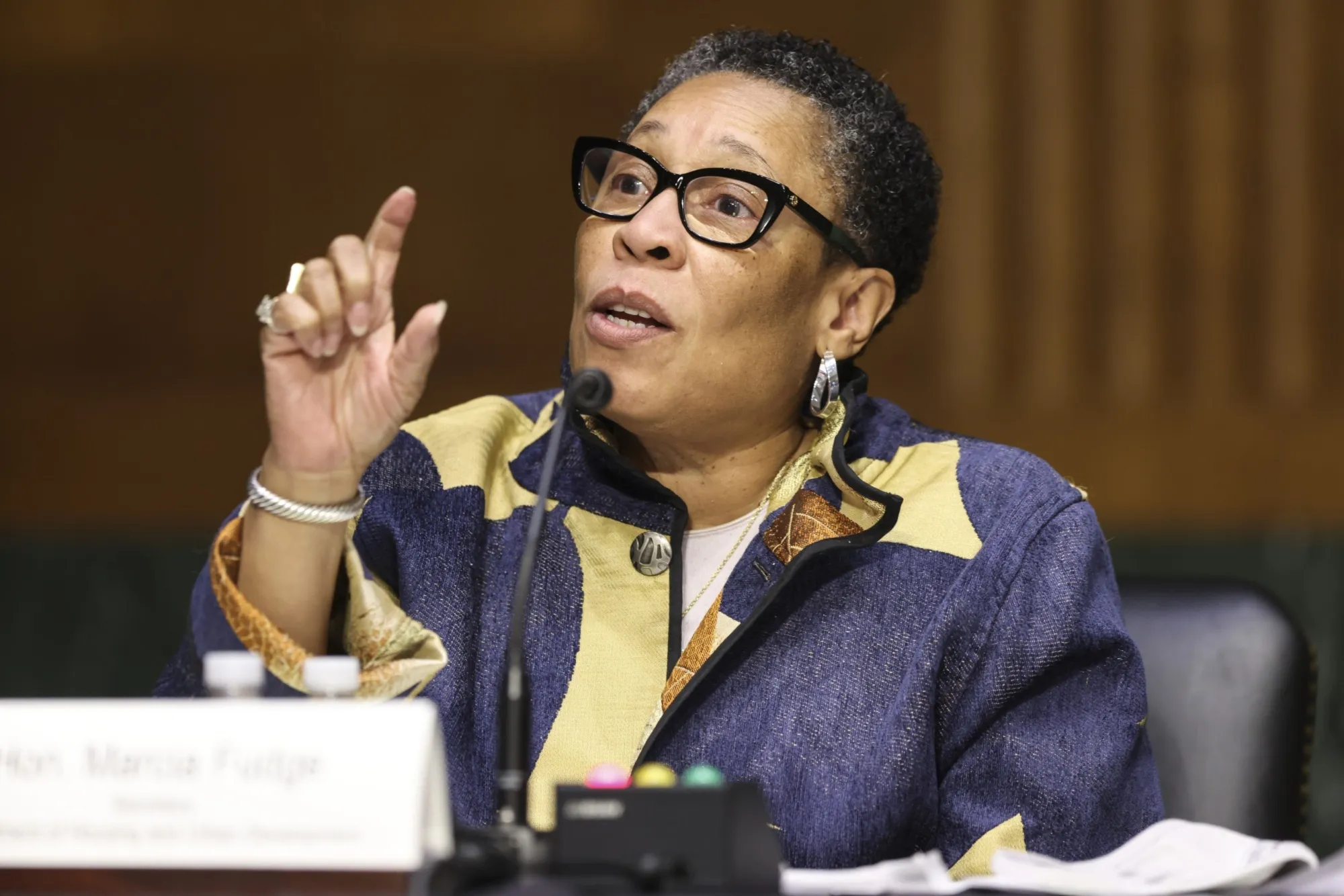 Marcia Fudge, U.S. secretary of Housing And Urban Development (HUD), will discuss plans to spend $318 billion on housing in the American Jobs Act Wednesday.&nbsp;