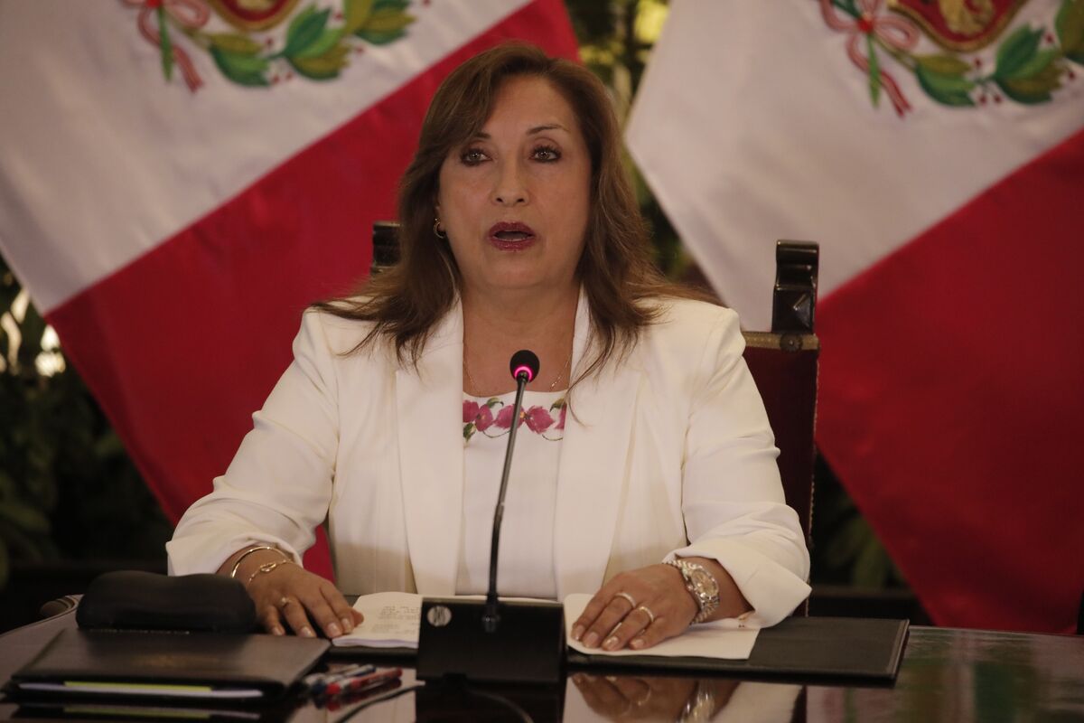 Peru President Dina Boluarte Says She’ll Remain in Power Until 2026