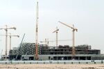 Lusail Multipurpose Sports Hall being constructed in Doha, Qatar
