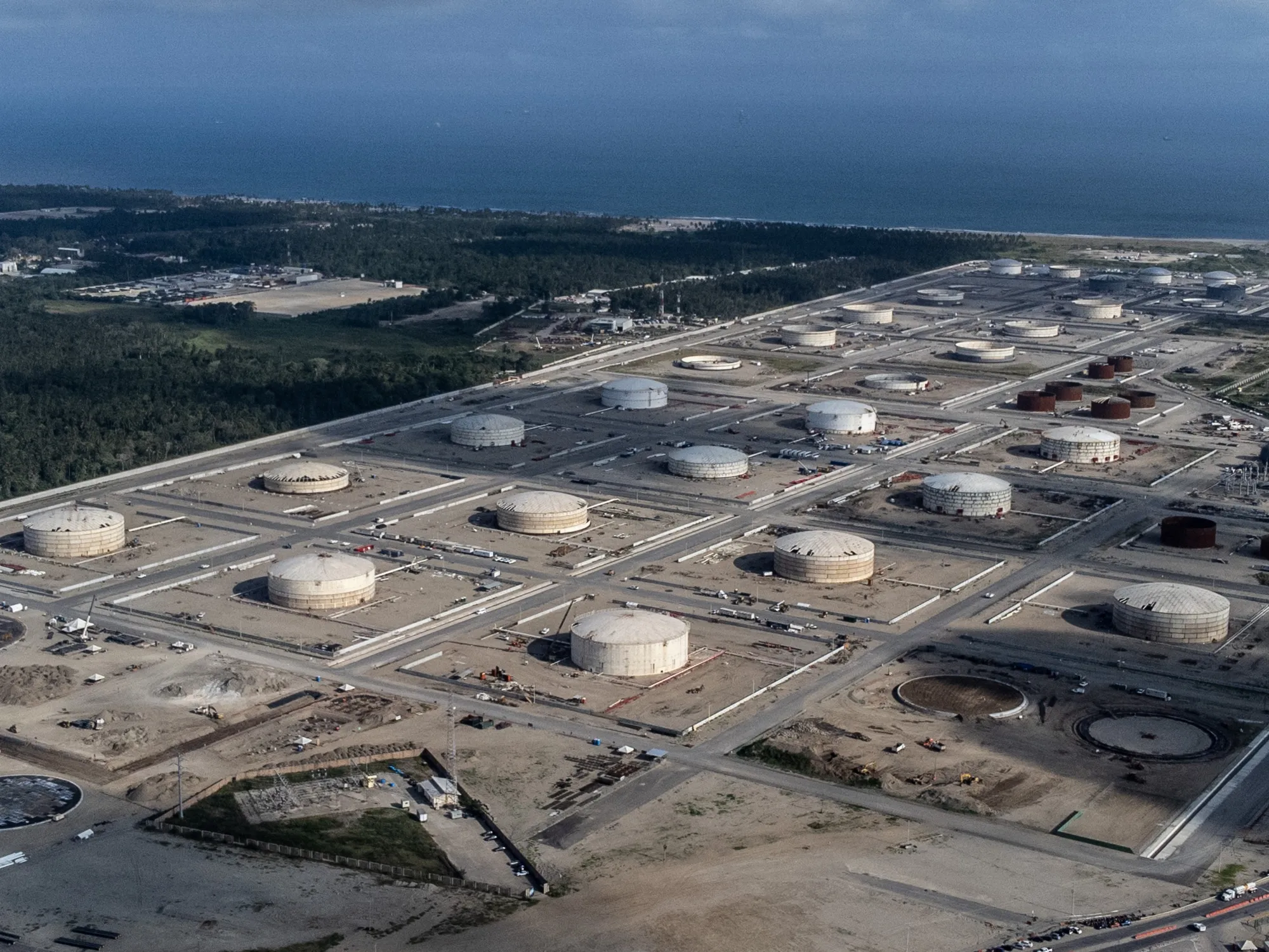 The Petroleos Mexicanos (PEMEX) Dos Bocas Refinery under construction in Paraiso, Tabasco state, Mexico, on Friday, Sept. 4, 2021. 