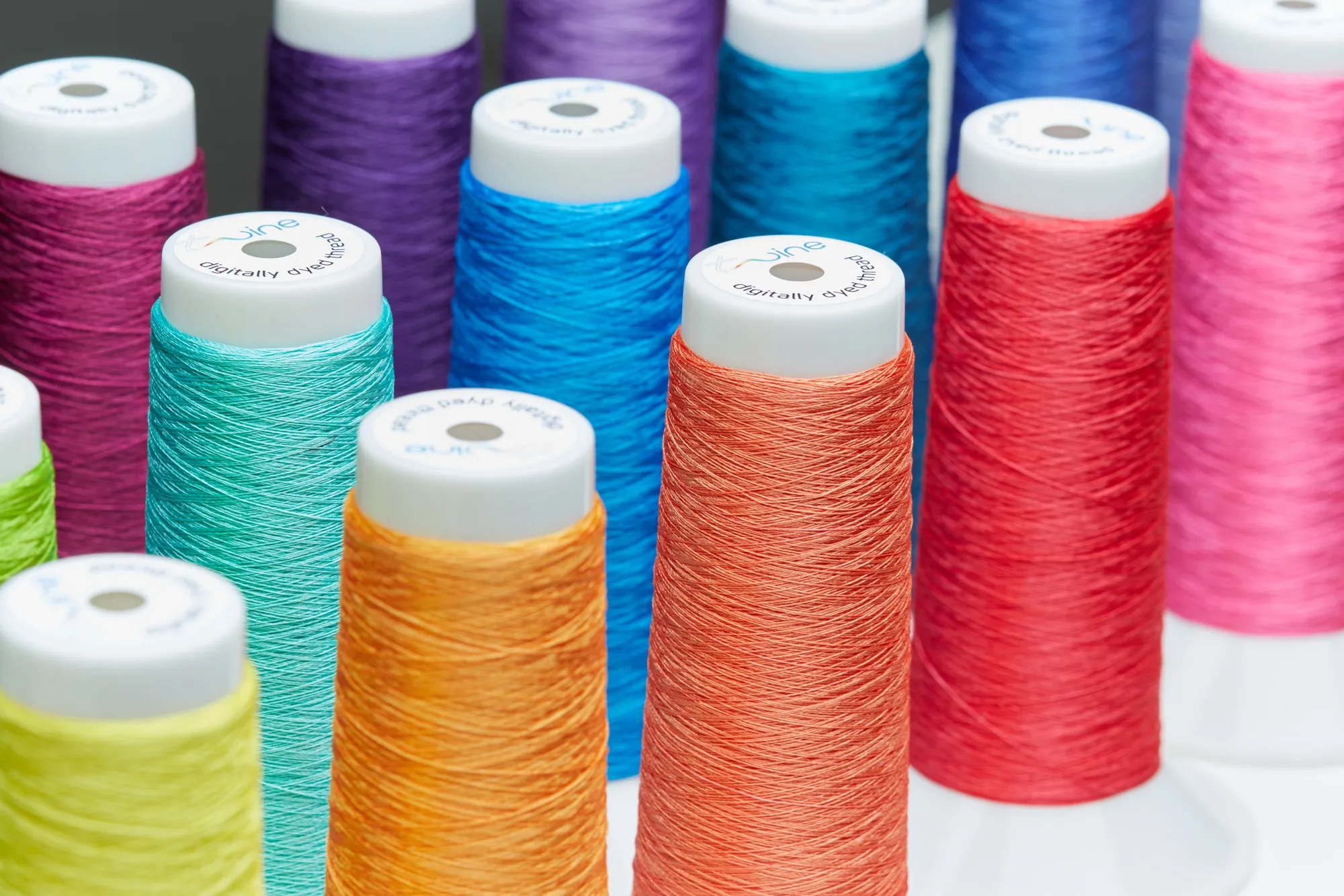 Twine's digitally dyed thread.