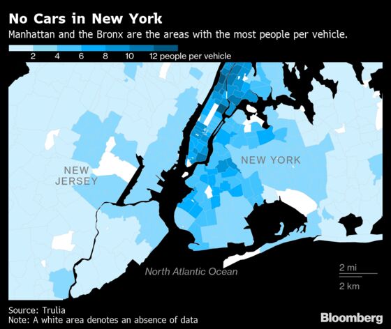 Fewer New Yorkers Depend on Cars Than Other Cities