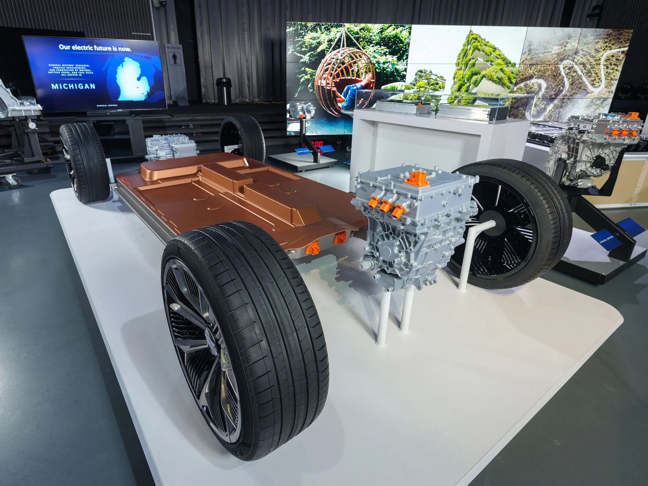 The Ultium EV platform and battery system.