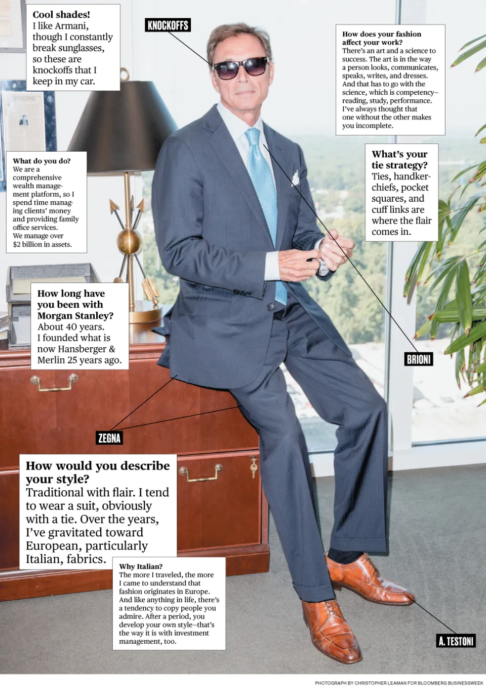What I Wear to Work: Morgan Stanley's Jim ??Hansberger