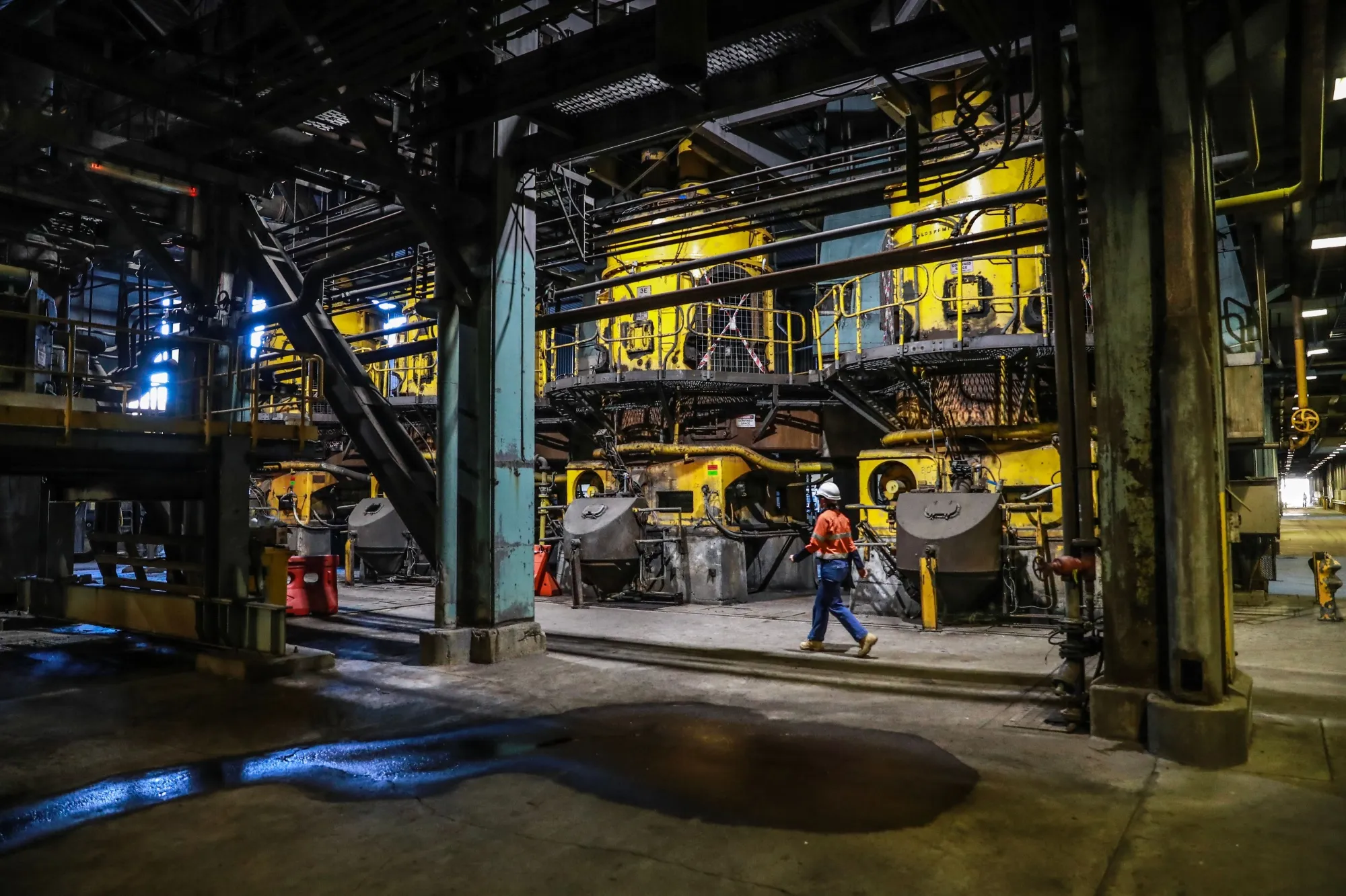 Inside the Liddell Power Station plant in Muswellbrook, Australia, on April 27. 