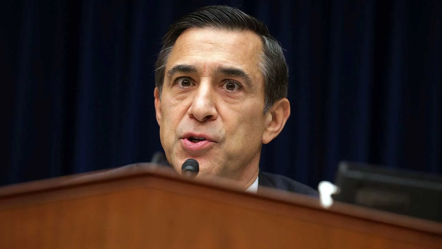 House Oversight and Government Reform Committee Chairman Darrell Issa (R-CA) questions Massachusetts Institute of Technology Economics professor Jonathan Gruber about his work on the Affordable Care Act during a hearing in the Rayburn House Office building on Capitol Hill December 9, 2014 in Washington, DC.
