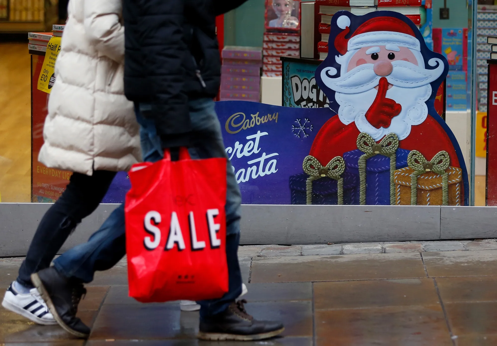 Market Street, Manchester, U.K., on&nbsp;Dec. 26.
