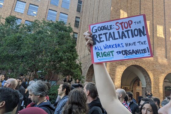 Google Workers Protest Company’s ‘Brute Force Intimidation’