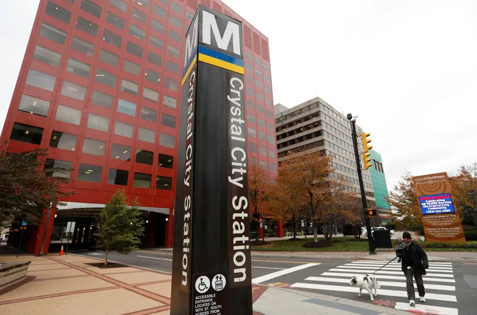 Artist's rendering for how Amazon will change Crystal City in Arlington, Virginia.