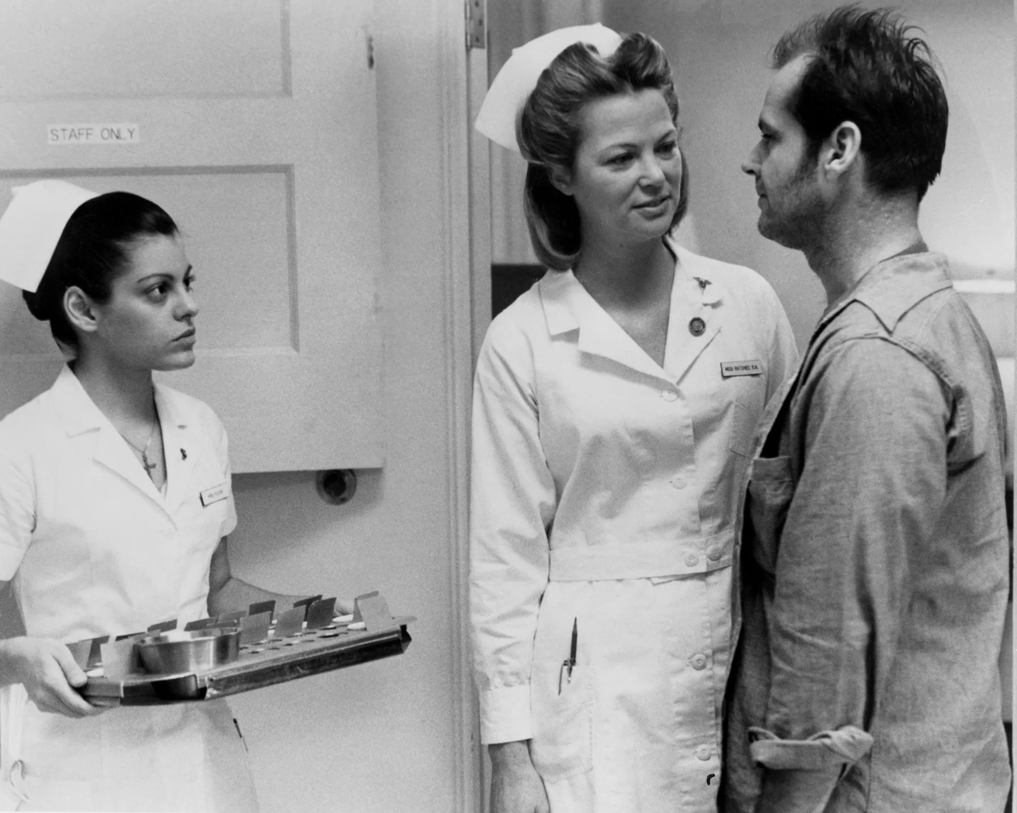 Nurse Ratched (played by Louise Fletcher, center) in 'One Flew Over the Cuckoo's Nest.’