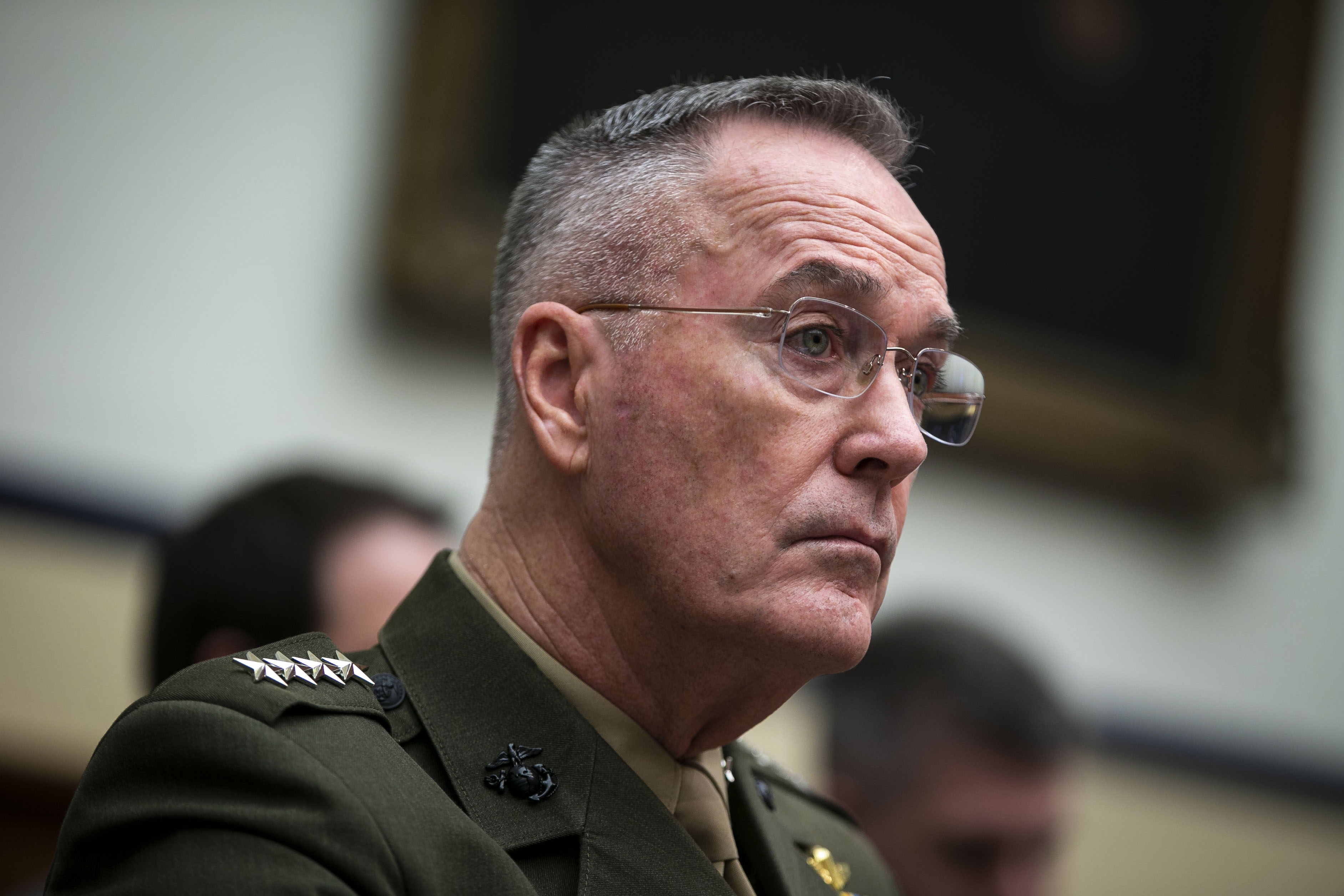 Reducing Violence in Afghanistan Is Key to Talks, Dunford Says - Bloomberg